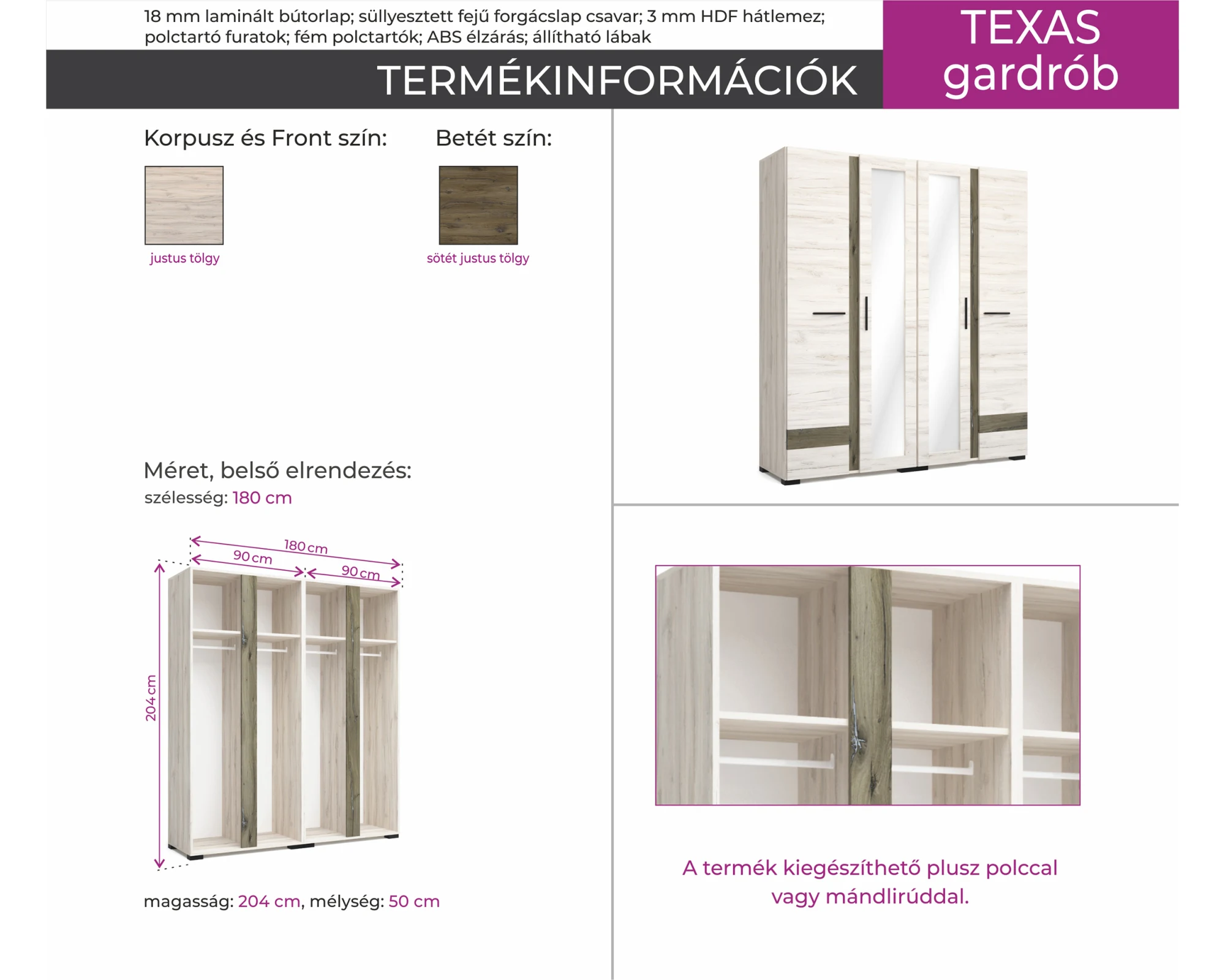 Texas gardrób