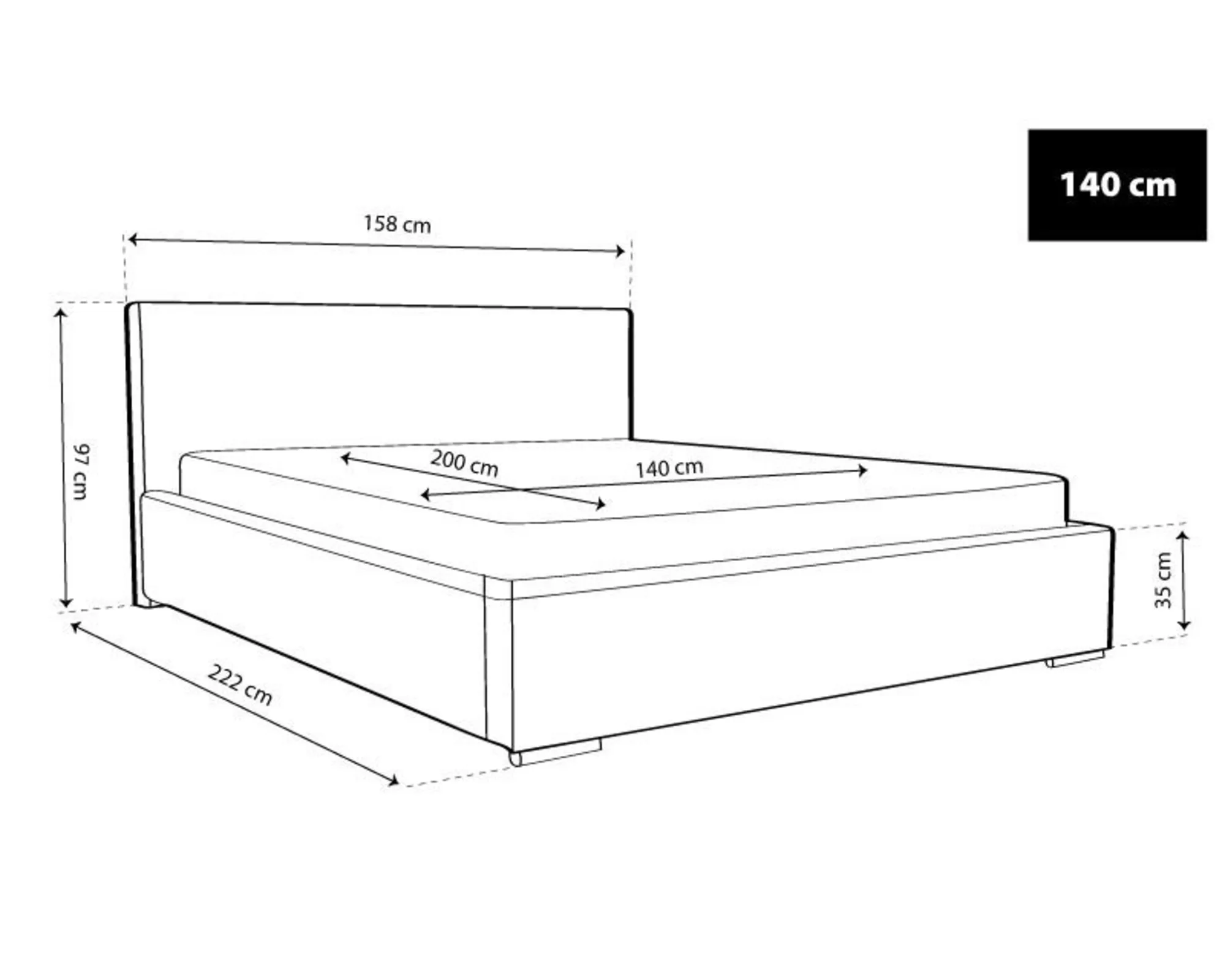 TYP 01 ágyrácsos ágy