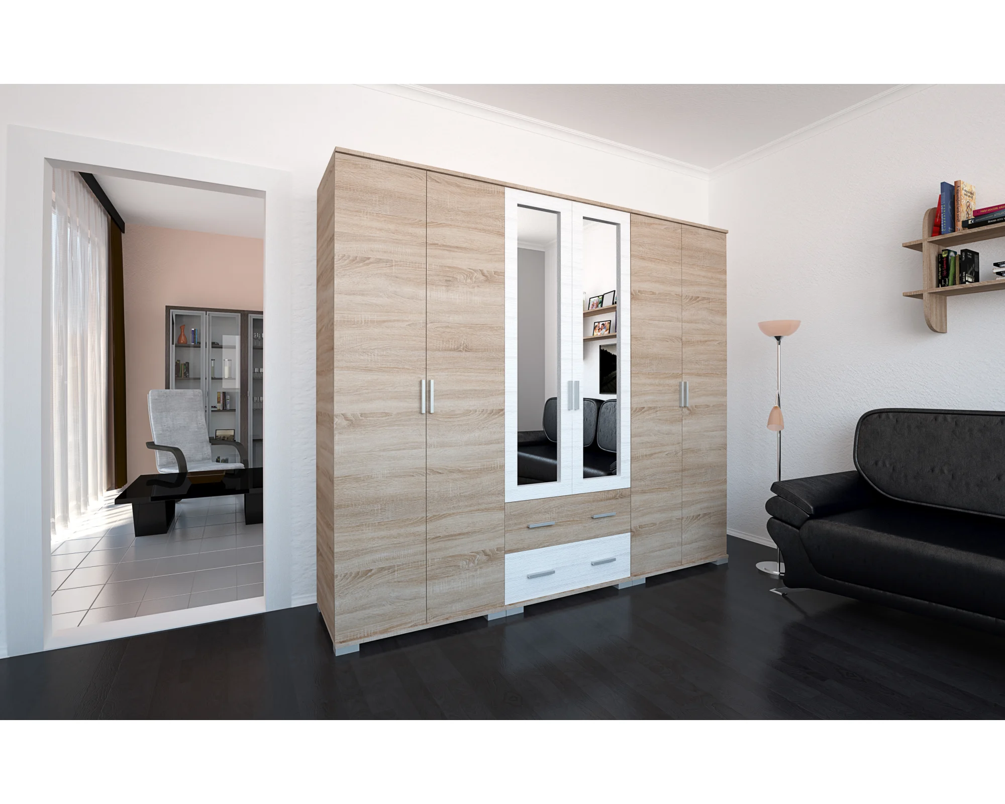 Nápoly gardrób 240 cm