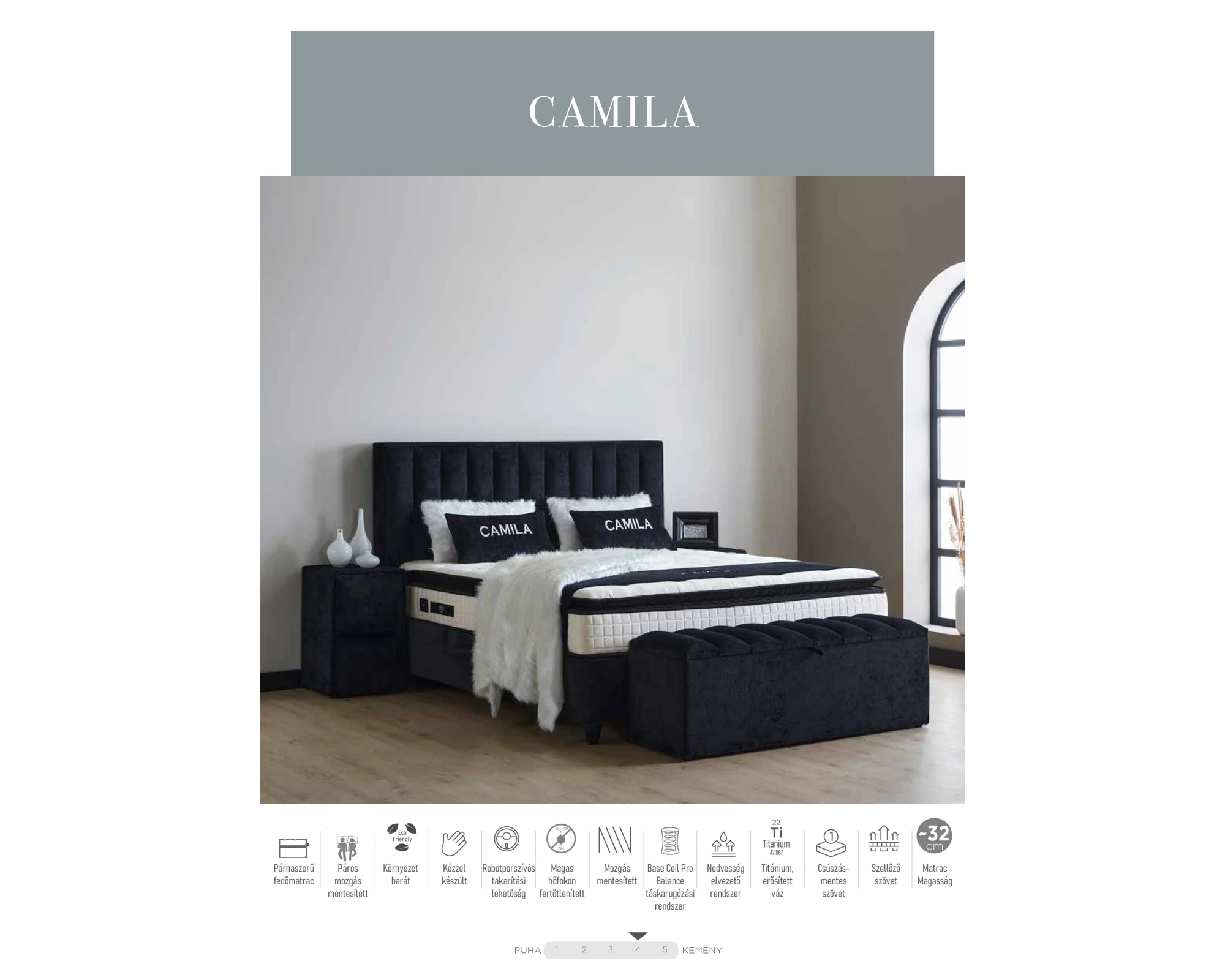 CAMILA kontinentális ágy